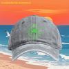 Shamrock Celtic Knot Washed Baseball Cap Polyester Casual Style Outdoor Fishing Adult Hat