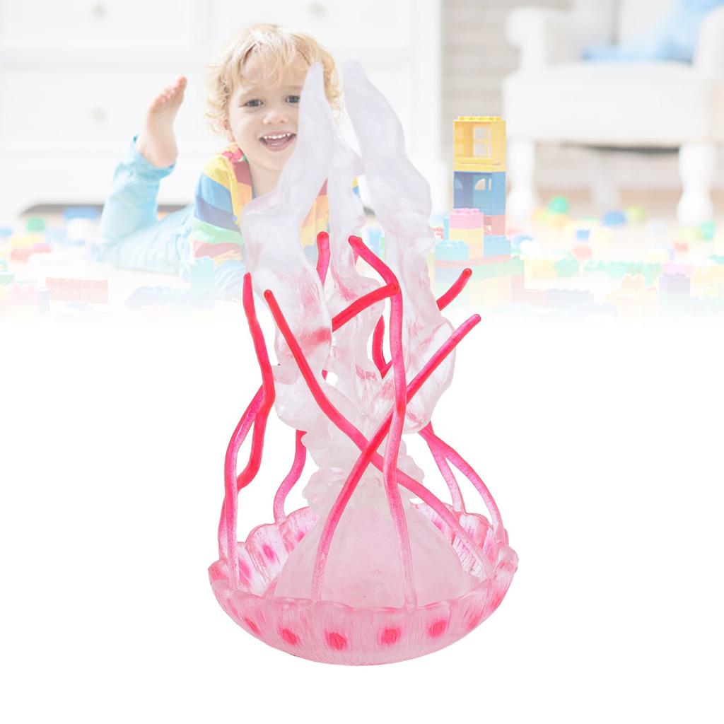 4 Pcs Jellyfish Growth Cycle Figurine Educational Play Simulated Jellyfish Model Toy Realistic Ocean