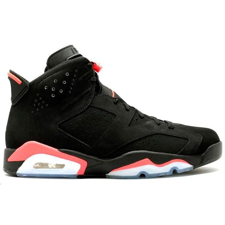 New JORDAN 6 Retro Infrared Black 2014 384664-023