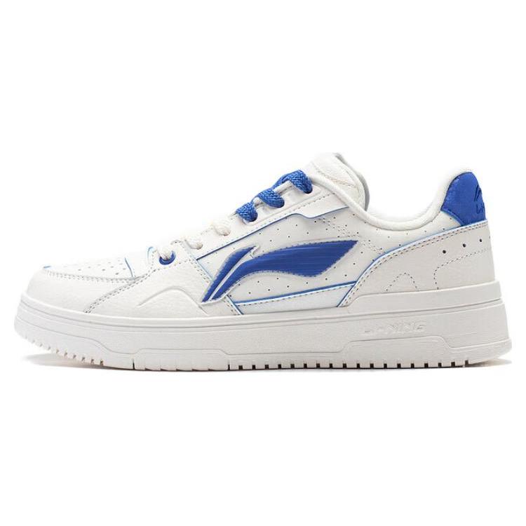 

Новые кеды LiNing Tianji 2.0 с низким верхом, противоскользящие, износостойкие, для скейтборда, женские, бело-голубые AGCT292-1