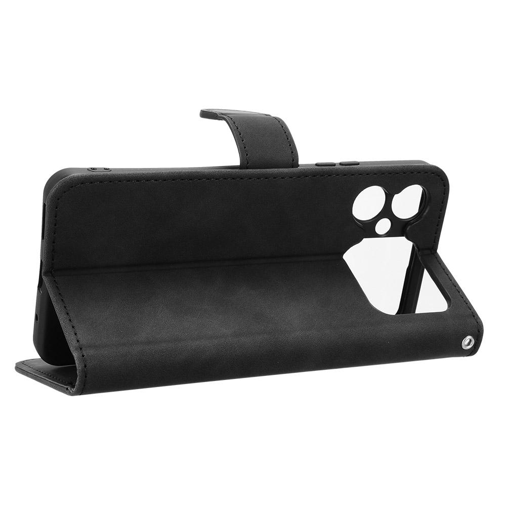 For Cubot A20 Leather Case Skin-Feel Anti-Drop Wallet Flip Phone Cover