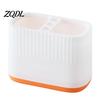 Cute Desk Accessories for Girls Desktop Pen Holder, Compartments Thickened Plastic Organizer, Macaron Compact Organizer Supplies Color Vertical