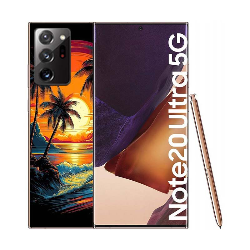 Beautiful Seaside Coconut Trees Phone Case for Samsung A55 A35 A25 A15 A07 A05S A16 A17 A26 A36 A37 A56 A57 Galaxy Note 20 10 A5