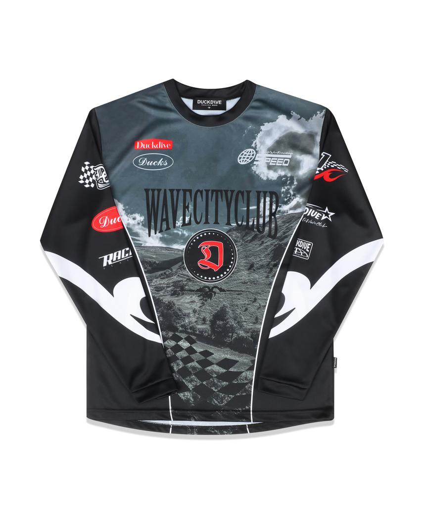 Deogdaibeu Racer Symbol Mesh Jersey Long Sleeve