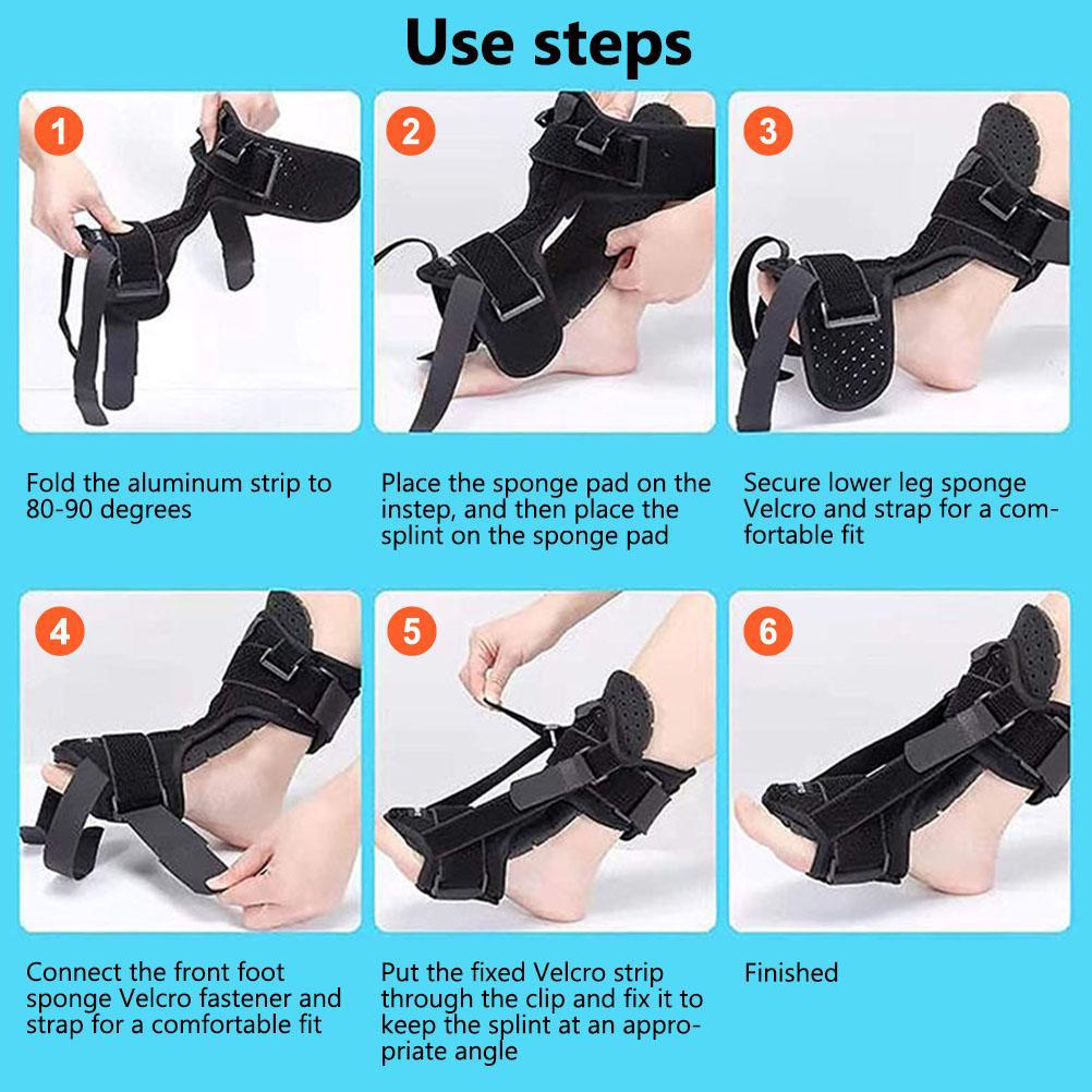 Νάρθηκας Ανακούφισης Πελματιαίας Απονευρωσίτιδας για Μέρα Νύχτα Αναβαθμισμένος Ρυθμιζόμενος Νάρθηκας Νύχτας για Πελματιαία Απονευρωσίτιδα