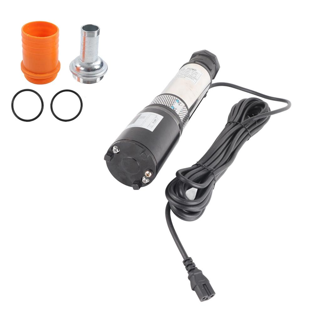 DC 12V Solar Water Pump Copper Wire Motor High Lift Stainless Steel Submersible Well Pump 180W