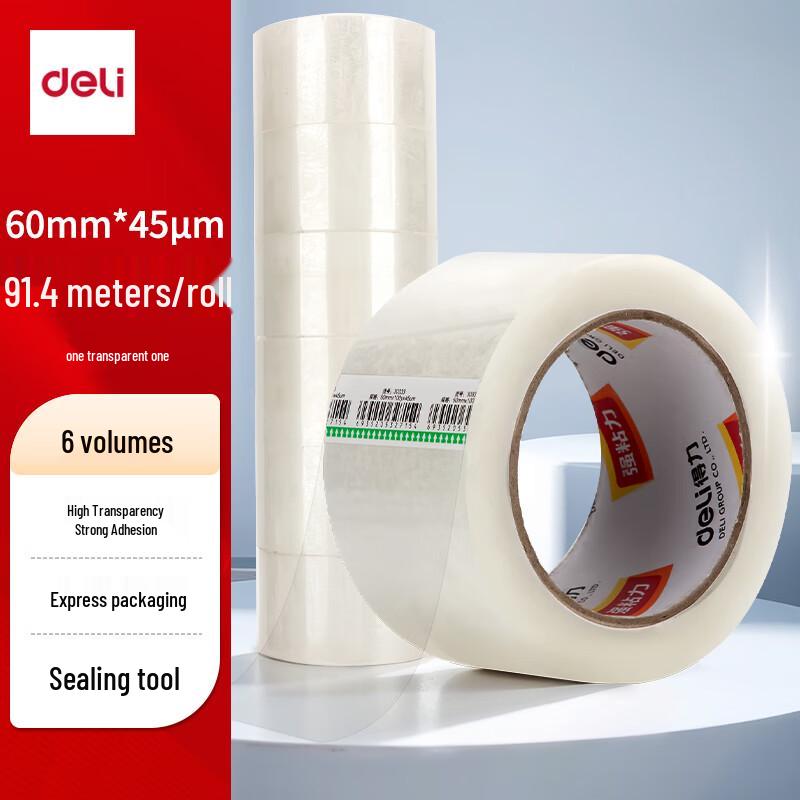 Deli Transparent Packing Tape