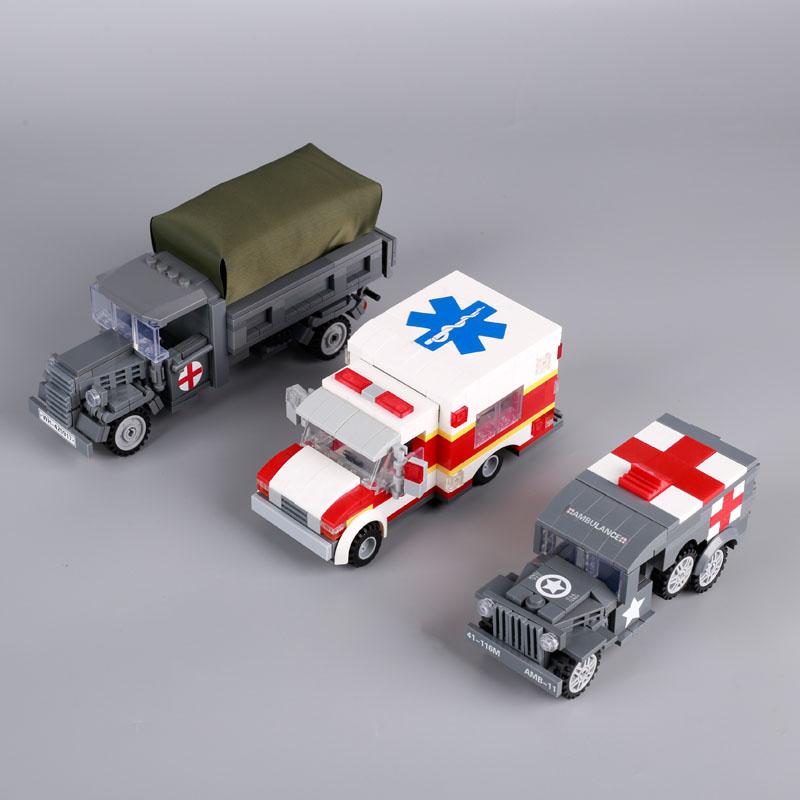 Spielzeug Militär Armee Lernfahrzeug Fahrzeug Auto Waffe WW2 Bausteine Kanone Sturmgepanzerter Kampfpanzer LKW für Kinder