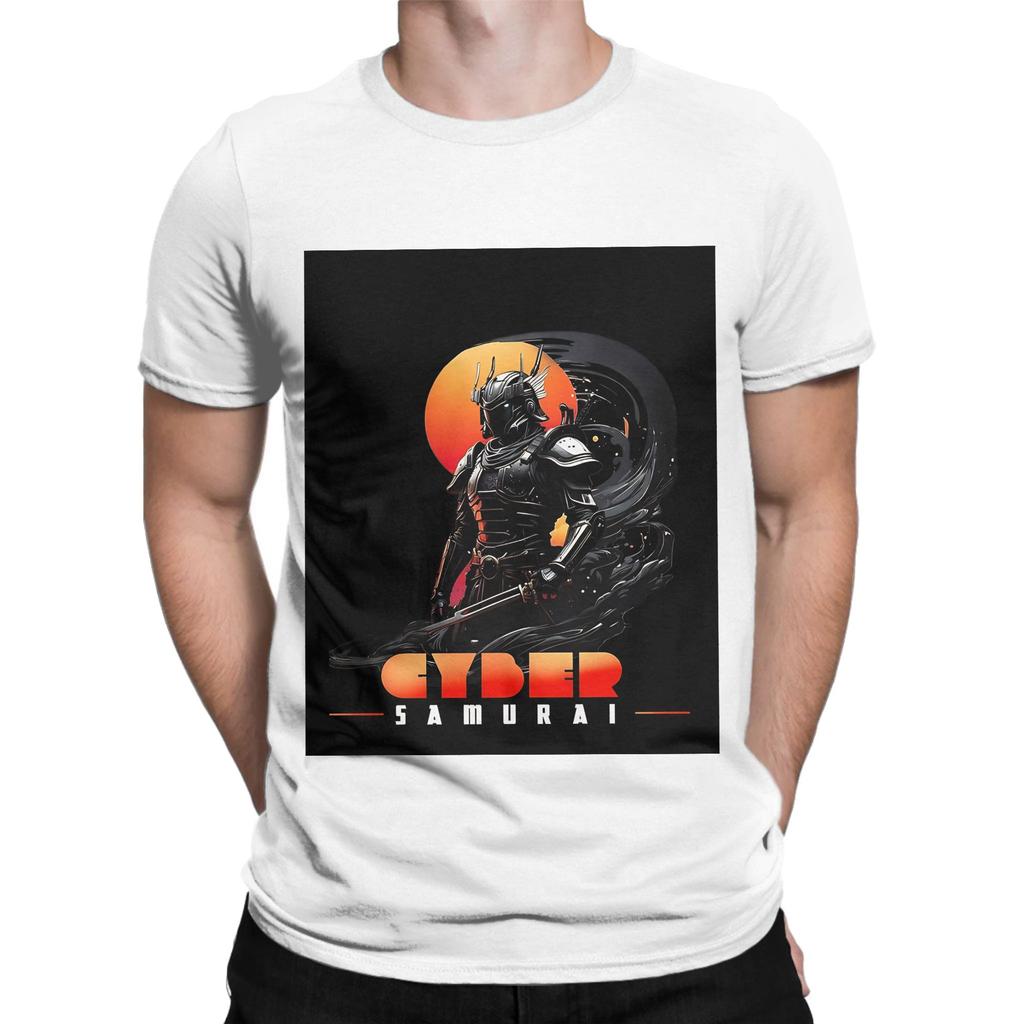 Cyber Samurai Punk fan Funny Graphic 100 Cotton TShirt Cyber Samurai Punk Tees Tops For Unisex