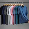 Large Size 8XL Summer Men Polo Shirt Casual Loose Ice Silk Short Sleeve T Shirt Men Quick-drying Business Men Wear