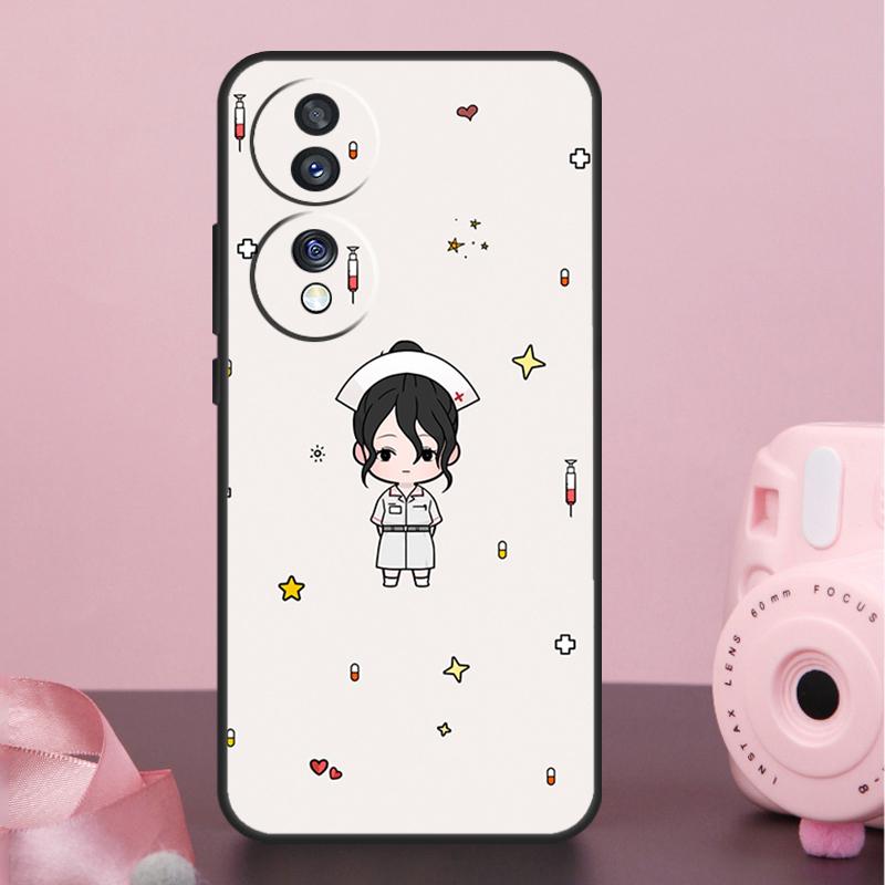 Etui Kreskówkowy Lekarz Pielęgniarka Do Honor 200 400 Pro 50 70 90 X9a X9b X9c X9d X8b X8c Win Magic 7 Lite 5 6 8 Pro Pokrowiec