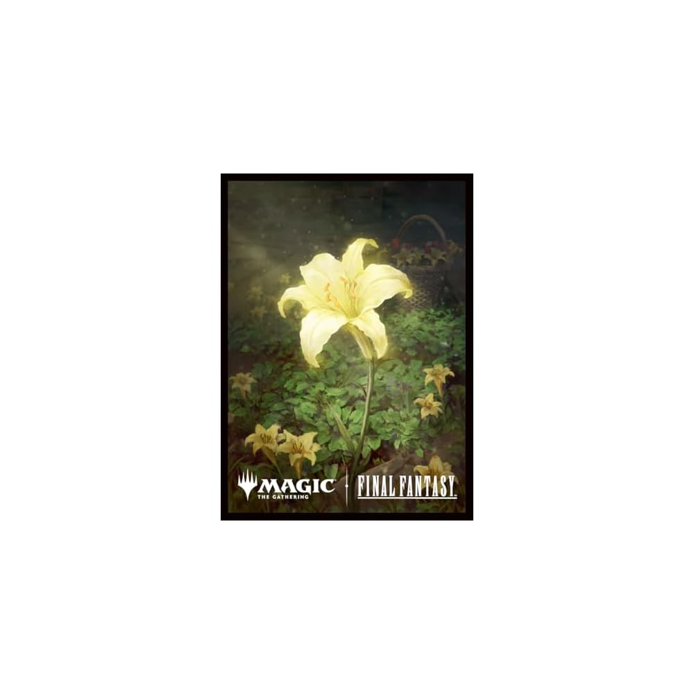 Magic: The Gathering Final Fantasy Player Card Sleeves Secret Lair Drop Gold Dust Lily MFS-41