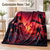 Nightmare – Mörderische Träume Freddy Krueger Benutzerdefinierter Name Flanell-Kuscheldecke Weich Warm für Sofa Bett Innenbereich Heimgebrauch