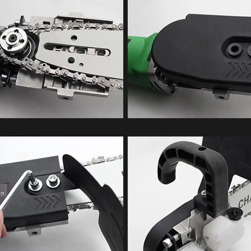 Angle Grinder Converted Electric Chainsaw Kit Angle Grinder Conversion Adaptor Tool Electric Chain Saw Conversion Bracket Set