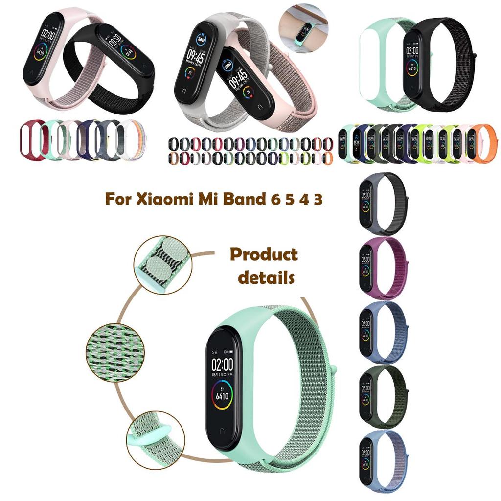 High-quality Adjustable Nylon Strap For Xiaomi Mi Band 3/4/5/6 Durable And Lightweight