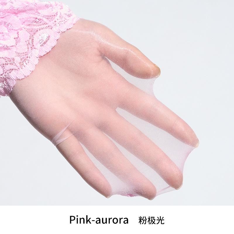 Lace One-Piece Sling912Needle Horse Oil Stockings Sexy Temptation Open Crotch Half Hip Silk Pantyhose