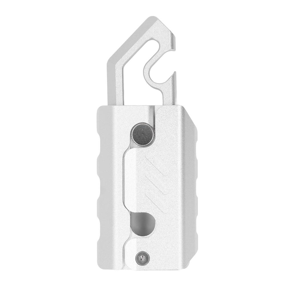 Gravity Carrot Knife Toy Bottle Opener Aluminium Alloy Knife Sensory Toy for Anxiety Relief Silver