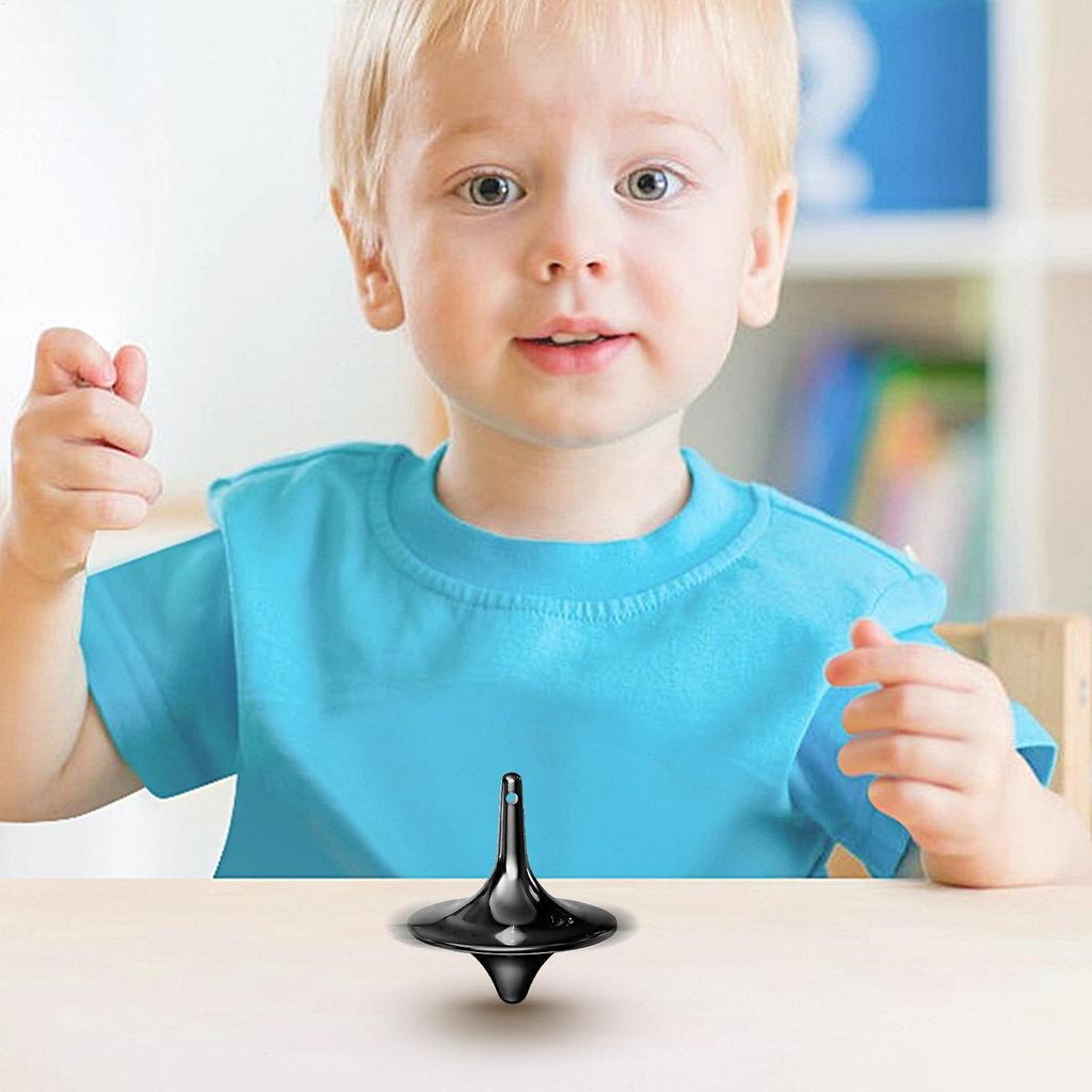 Hot Movie Totem Metal Gyro Silvery HandSpinning Top Fingertips Small CycloneGyroscope Anti Stress Fidget Toys For Adult Gifts