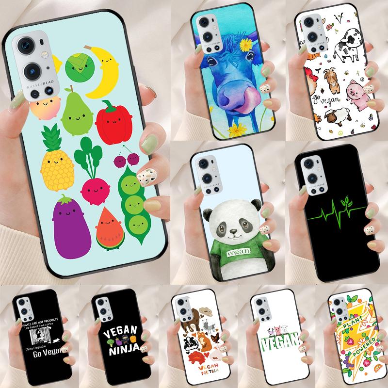 Vegan Pattern For Realme GT 7 Pro GT 5 6 6T C67 C61 C55 C53 C51 C21Y C25S C75 10 11 12 13 14 Pro Plus Case