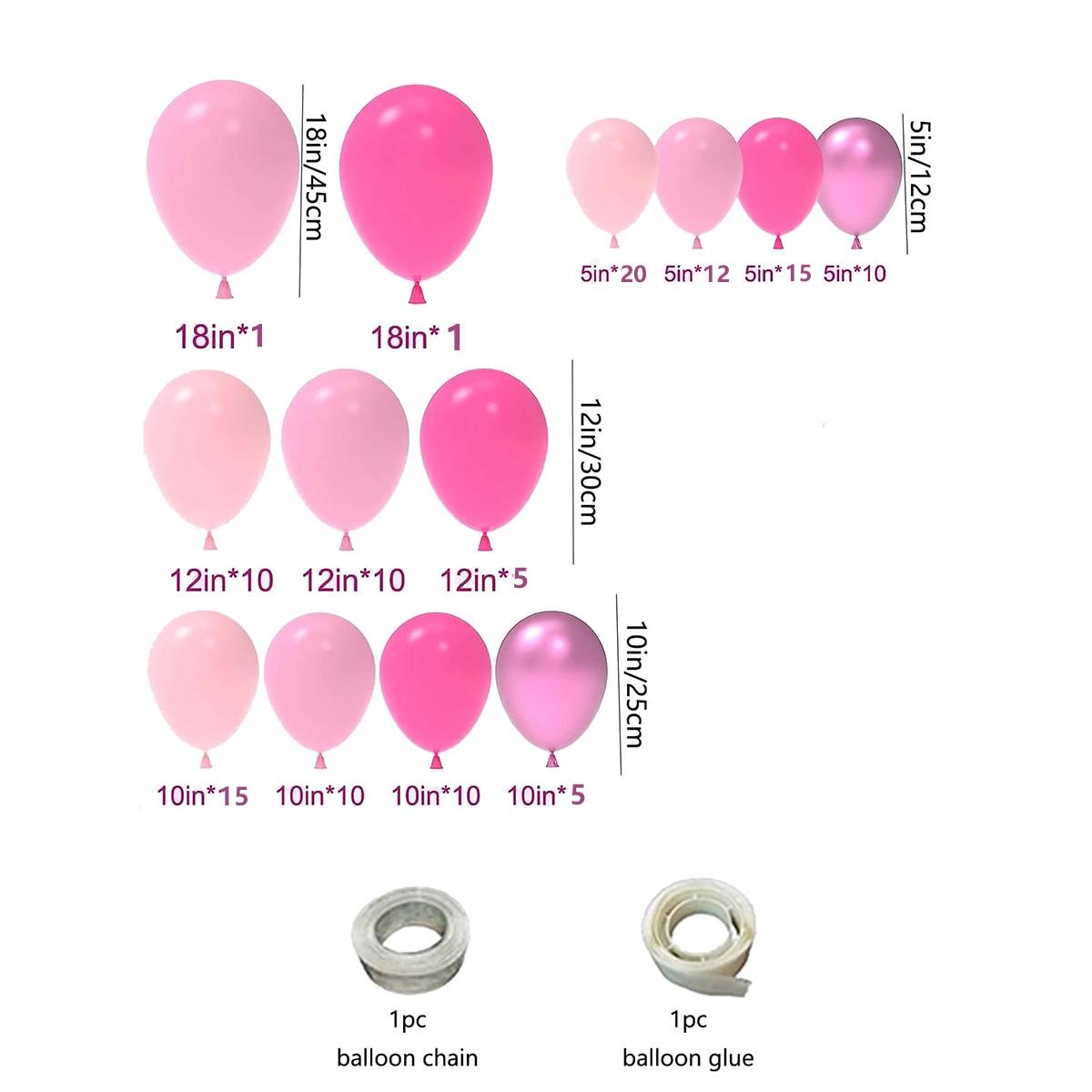 

126 шт., розовый воздушный шар, гирлянда, арка, комплект розового золота, воздушные шары, декор для свадьбы, дня рождения, комплект арки для детского душа, декор для вечеринки