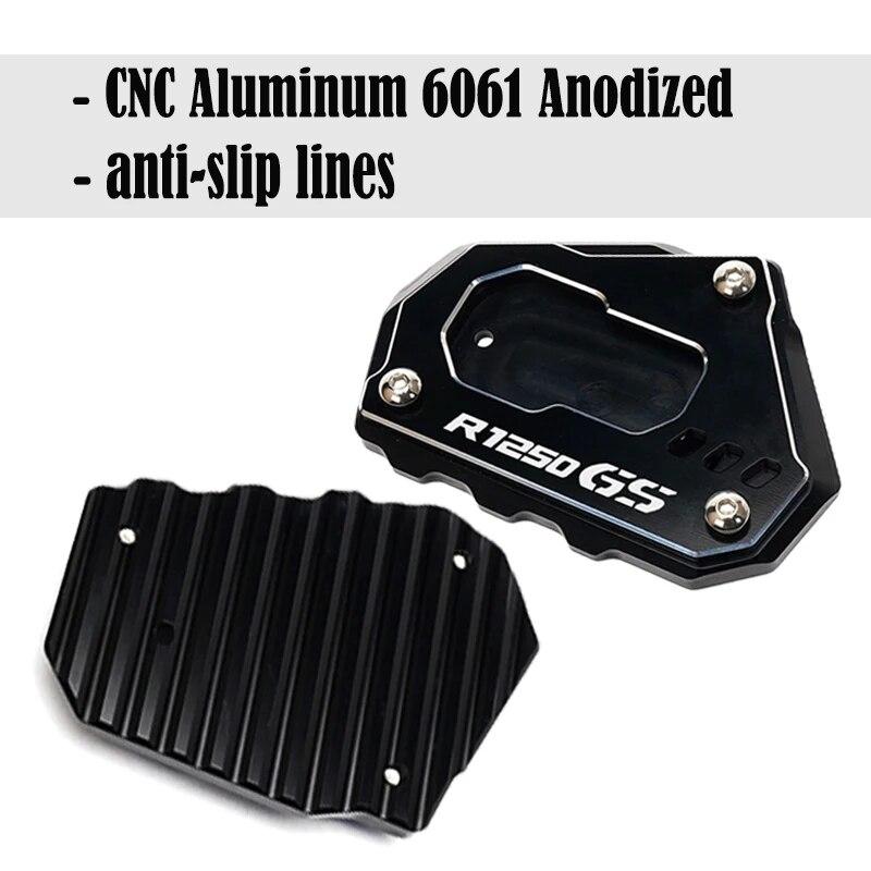 For BMW R1250GS R 1250 GS Adventure ADV R1200GS R 1200 GS LC Motorcycle CNC Side Stand Enlarge Extension Kickstand Foot Pad
