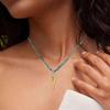Gold Copper Fish Pendant Necklace Adjustable Braided Cord Jewelry Bohemian Oceanics Theme for Women