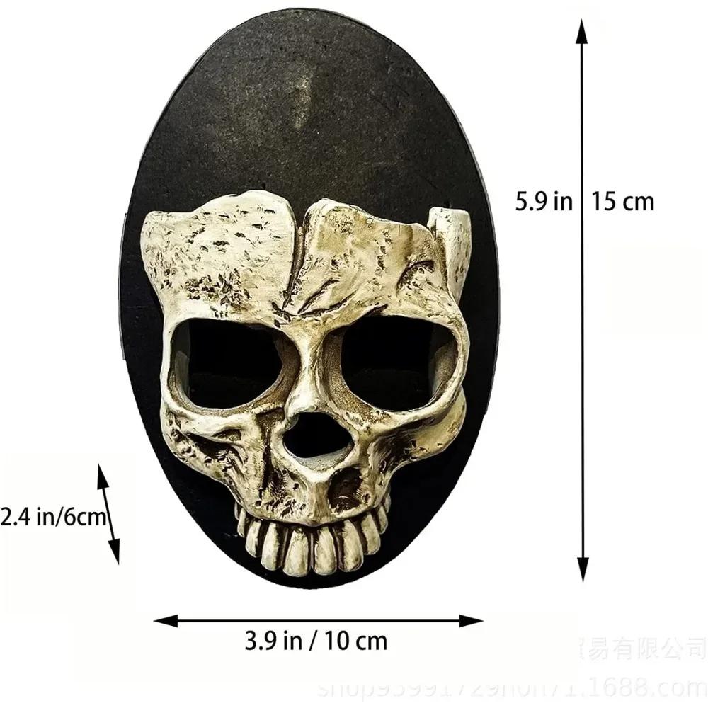 Skull Candle Holders Wall Decor, Aesthetic Skull Gothic Home Decor, Party Statue Decorative Themed Bar Sculpture Decoration New