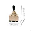 Guitar 3 Way Toggle Switch Pickup Selector for Electric Versatile Metal Reliable
