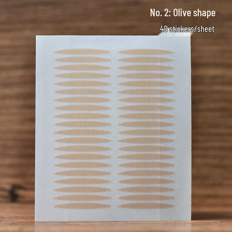 9 Pairs Skin-Toned Mixed Eyelid Tapes for Invisible Double Eyelid Support and Swollen Eye Adjustment