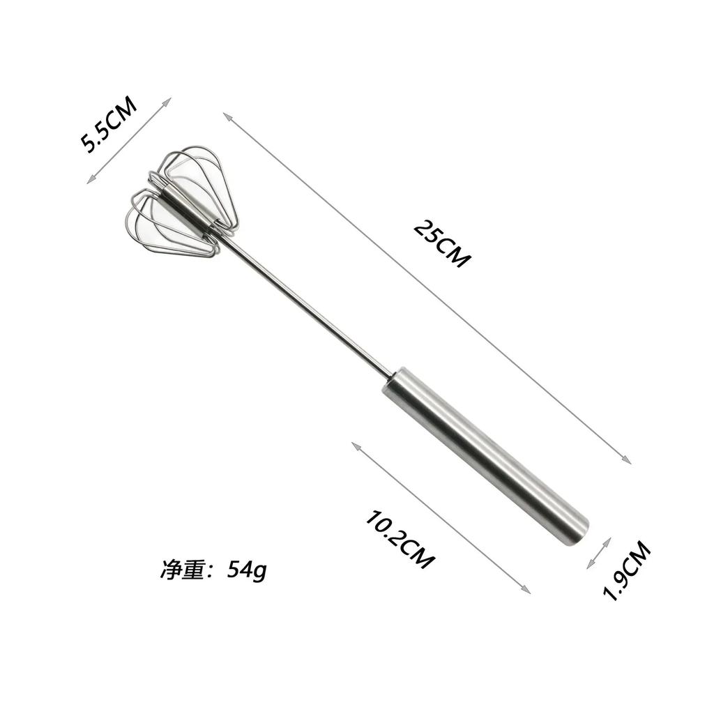 Stainless Egg Beater Semi-Automatic Egg Tools Egg Stiring Cream Whisk Manual Mixer Household Kitchen Baking Accessories