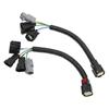 LED Headlight Wiring Harness Plug and Play Adapter Cable Accessories Replacement for Tacoma 2016‑2020