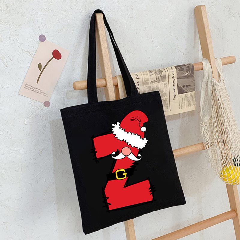 26 Letter Printed Shoulder Bag Commuting To Work Portable Tote Bag