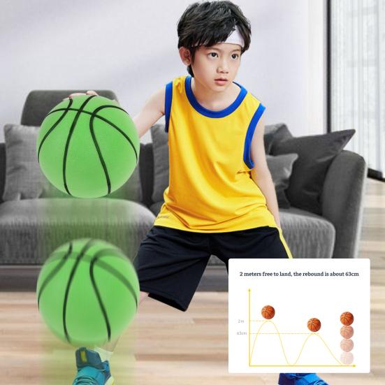 Silent Ball High Bounce Training Toy Children Silent Basketball Sports Equipment