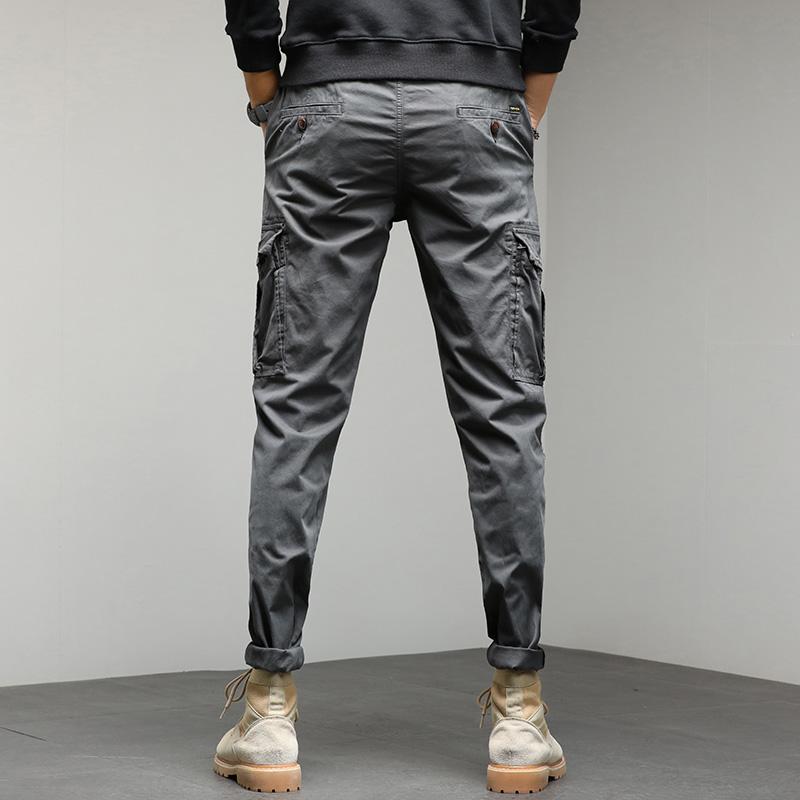 JAYSCE 2024 Yeni erkek Sokak Hip-Hop Tarzı Pantolon Moda Kalın Tulum Açık Eğlence Ince Pantolon