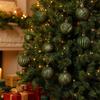 16 Kerstballen Ornamenten Set Gegalvaniseerd Plastic Glanzende Hangende Decoraties voor Kerstboom
