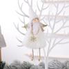 New Christmas plush angel girl pendant children's cute doll Christmas tree decoration pendant small pendant