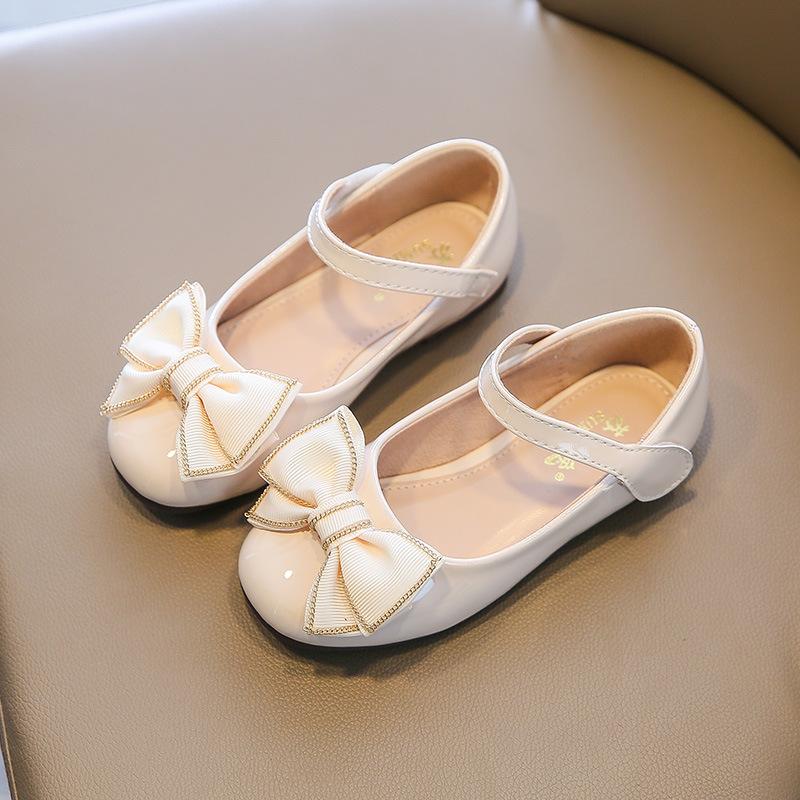 

Spring 2025 new girls little princess shoes soft sole children s red leather shoes baby performance shoes single shoes breathable 36 yards inner length (21.7cm) абрикосовый