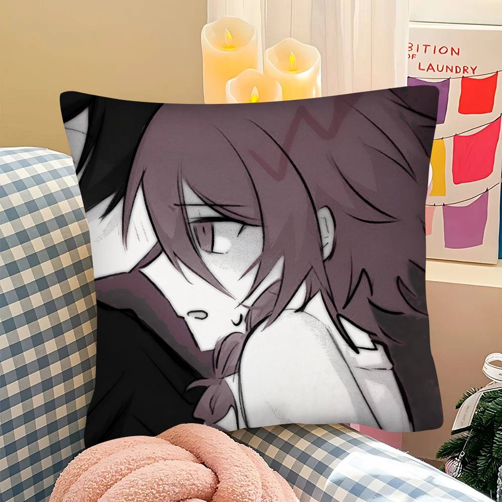 pc Zeno Remake Anime Pillow Case Fashion Square Pillowcase Bedroom Sofa Room Ins Decoration Leisure