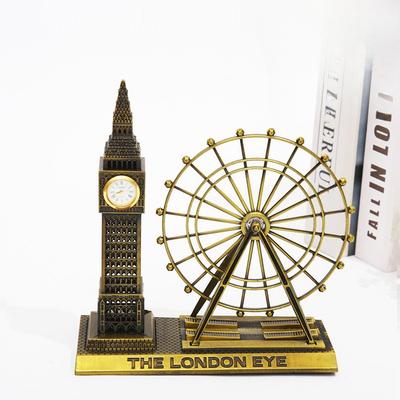 Metal Architecture Figurine World Famous Landmark Building Souvenir Statue Home Office Desktop Decor Christmas Gift