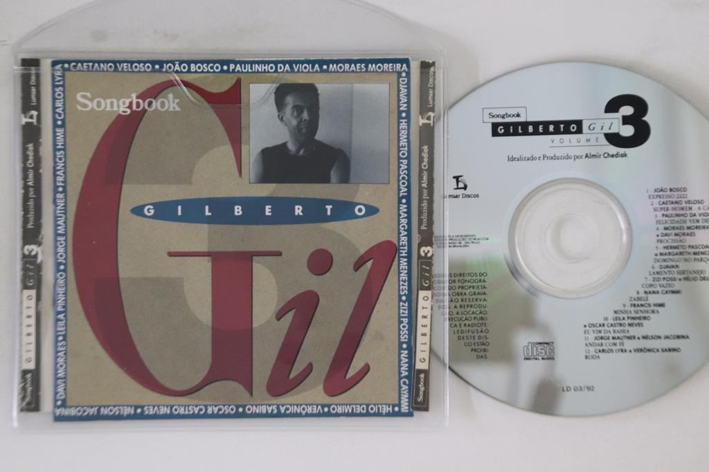 CD VARIOUS - Songbook Gilberto Gil Volume 3 LD0392 LUMIAR DISCOS 1992 Brazil Latin Used