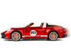 BBBG4 1:32 Porsche 911 Targa 4S Cabrio Sportlegierung Auto Modell Druckguss Sound Super Rennsport Ausfahrbarer Heckspoiler Heißes Auto Für Jungen Geschenke