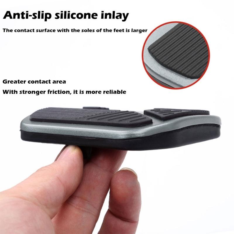 Universal Non-Slip Brake Accelerator Non-slip Foot Rest Pedal Pad Cover Footrest Auto Car Accessories for  Y 2pcs