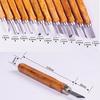 12Pcs Professional Wood Carving Hand Chisel Tool Kit Woodworking Gouges Knife Craft Set Carpenter