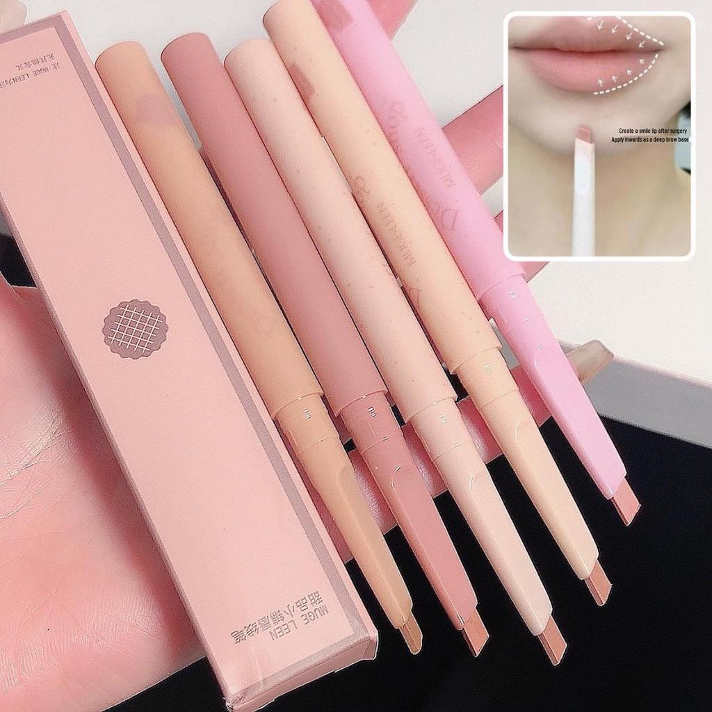 MUGE LEEN Waterproof Long-Lasting Automatic Lip Liner – Precise, Non-Smudging Lip Outline Pencil.