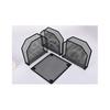 Metal 7-Section File Folder Organizer for Desk Vertical Office File Holder Duty Mesh Document Sorter for Books, Binder