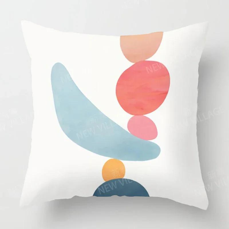 Nordic Fall Home Decor Autumn  Throw Pillow Cover Sofa Cushion Cover  Modern