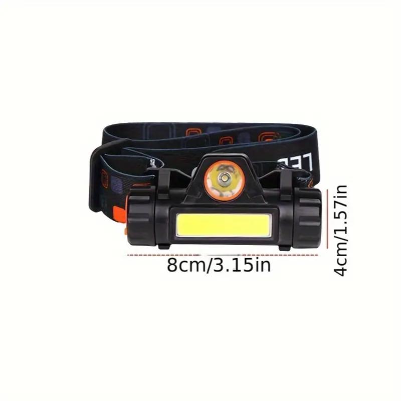 Dobíjecí COB LED USB čelovka Silný magnetický výkonný světlomet Super jasná vodotěsná čelová svítilna Pro venkovní rybaření