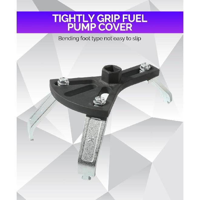 RACOONA Fuel Pump Removal Tool,Car Accessories Fuel Pump Tool Automotive Specialty Tools,5.31"-7.17" Adjustable Fuel Pump Lock Ring Tool,Lock Ring