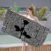 Asciugamano da Spiaggia Rock Elettronico D-Depeche Mode Asciugamani da Bagno Colorati per Ragazza Microfibra Asciugatura Rapida Senza Sabbia Spiaggia Yoga Piscina