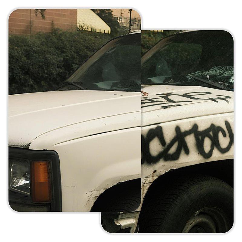 A25F-Low Speed Rod Connector& 4Pcs Decal Remover Eraser Wheel- Adhesive Rubber Wheel In 4In& 3.5In Sizes With Drill Adapter